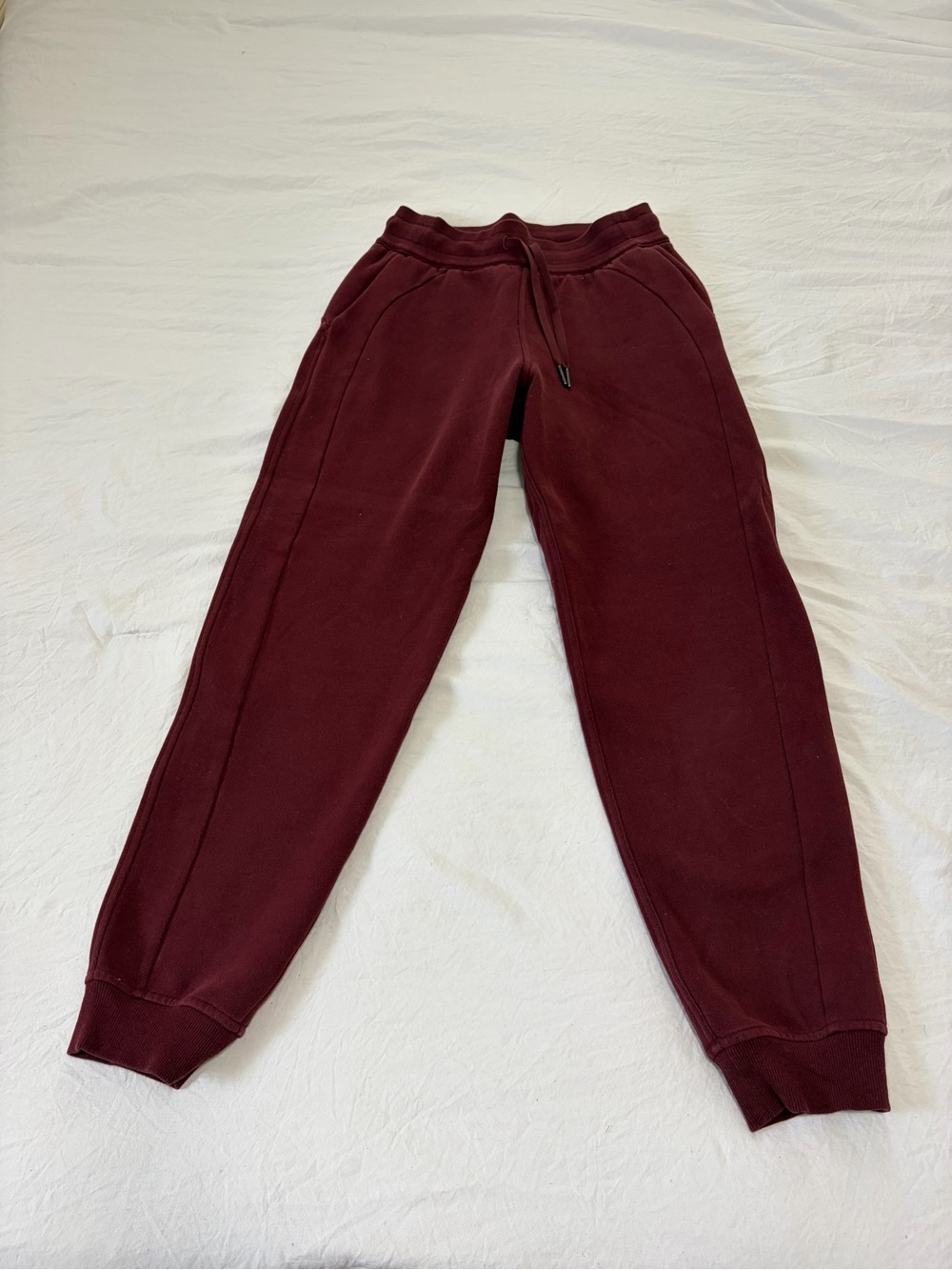 Lululemon Burgundy Scuba Joggers